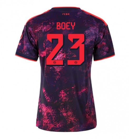 Bayern Munich Sacha Boey #23 Tredjedrakt Dame 2026-27 Korte ermer Bayern Munich Sacha Boey #23 Tredjedrakt Dame 2026-27 Korte ermer